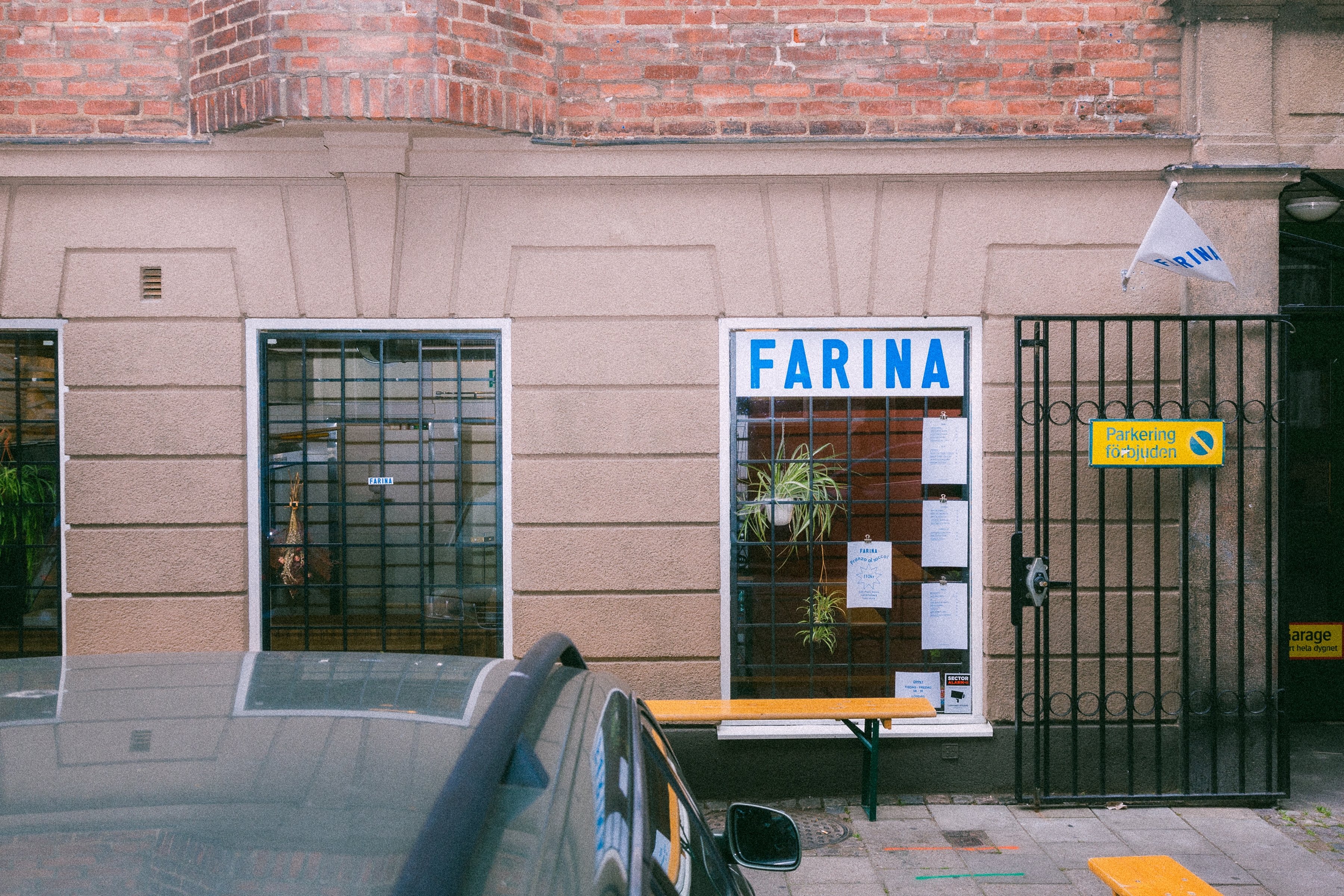 Facade of Farina in Malmö