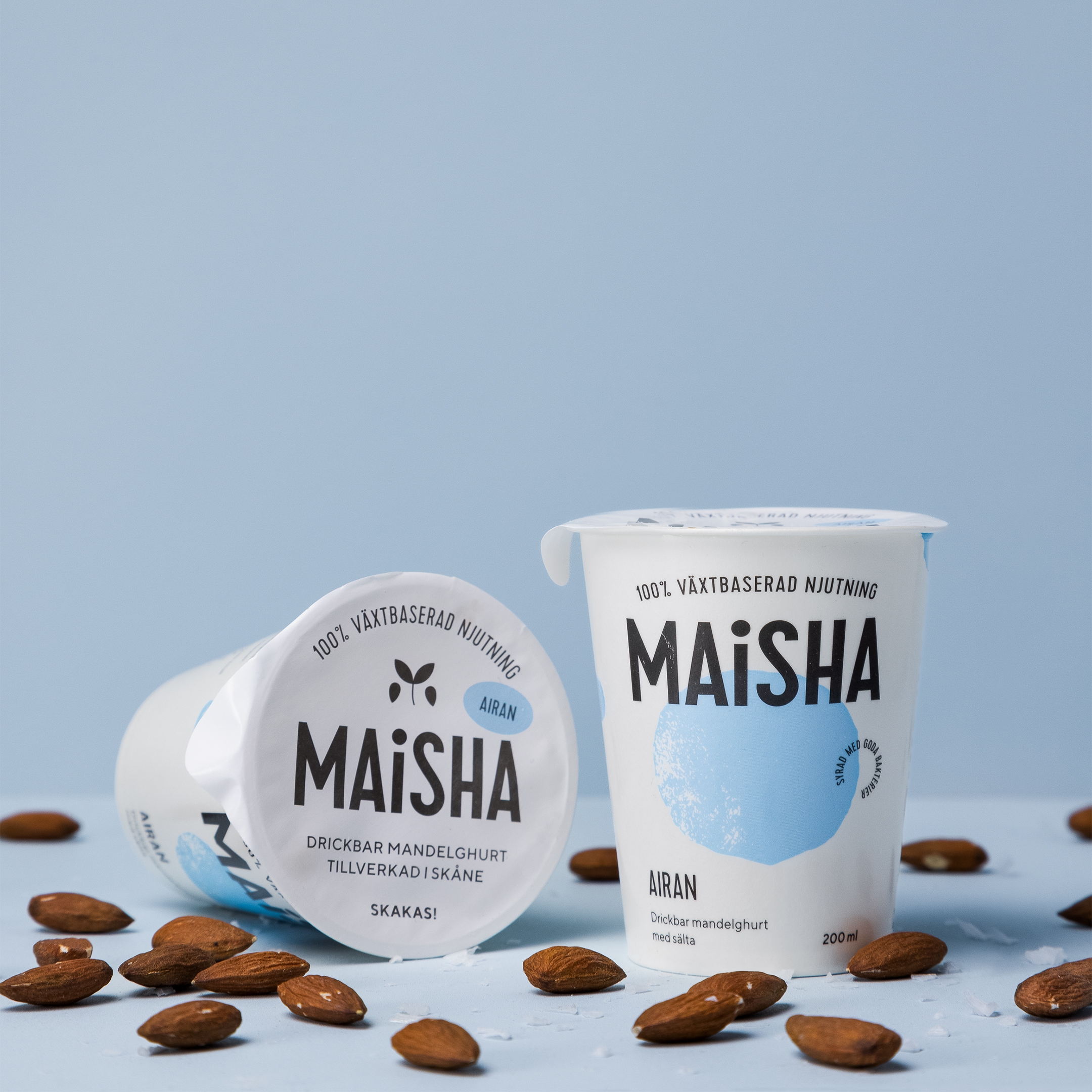 Maisha is a small dairy producing flavorful almond drinks.